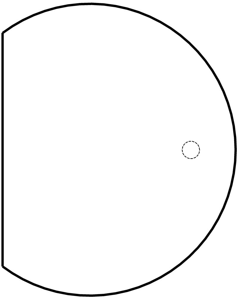 Produktbild Hammerbacher Ansatztisch Nussbaum Tropfenform bild 1