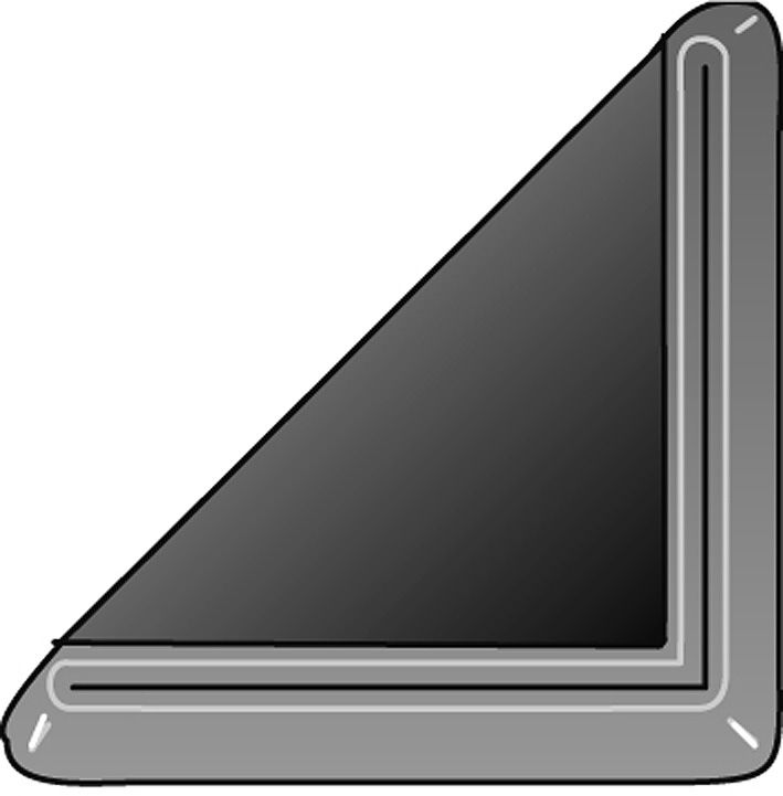 Produktbild SCHULTE Kunststoff-Fuss 40x40 mm