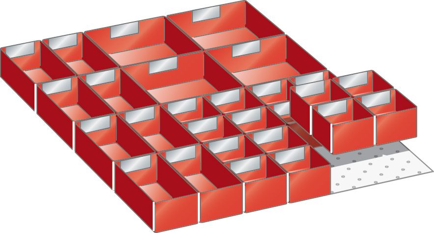 Produktbild LISTA Einsatzkästen FH 50 28 tlg.