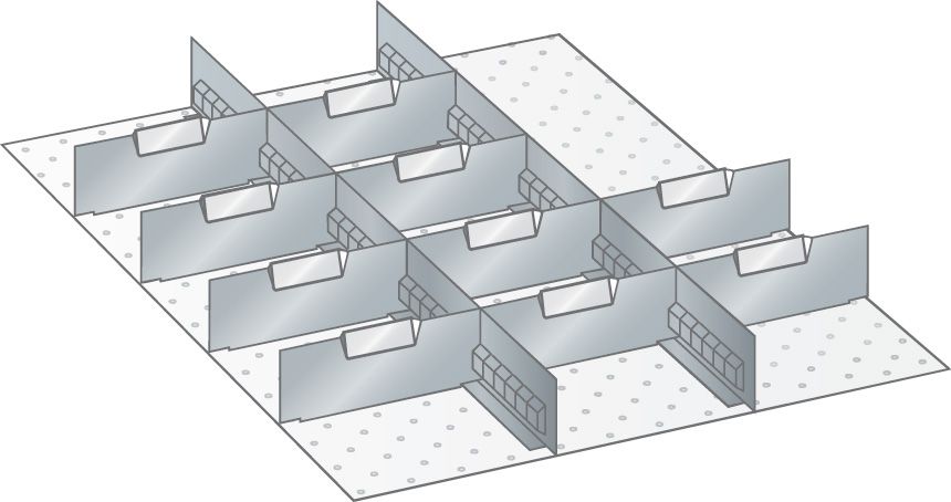Produktbild LISTA Trennwände FH 50 27x36E, 12tlg.
