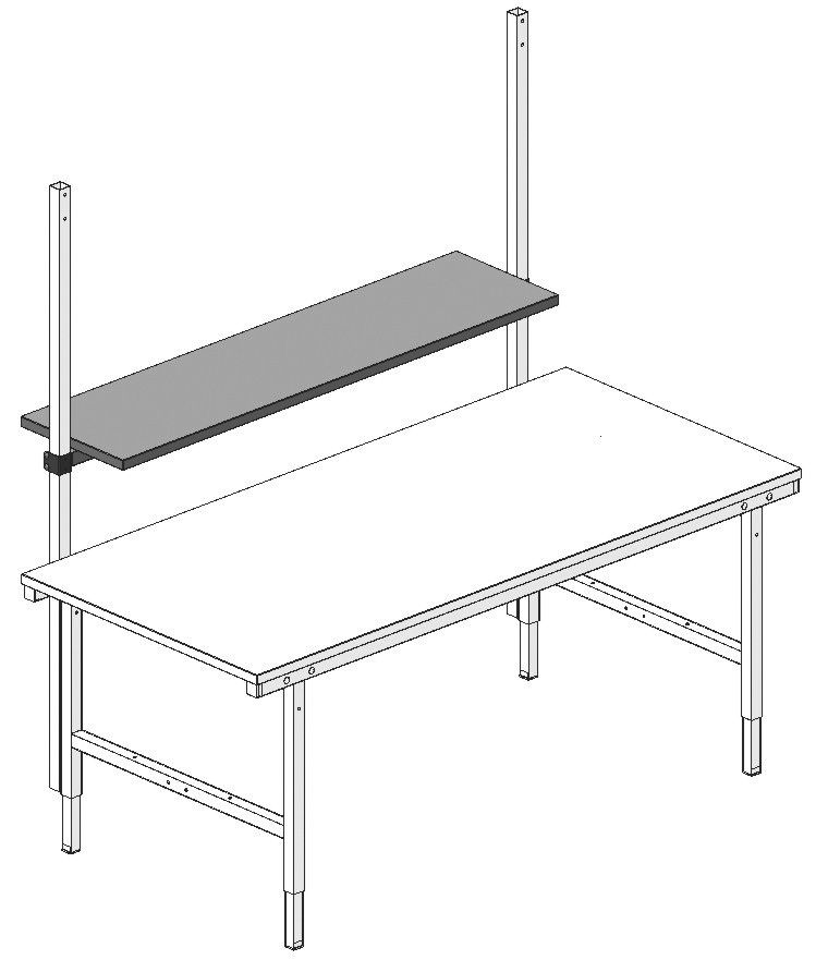 Produktbild Huedig und Rocholz Formularablage B 1630 mm T 230 mm