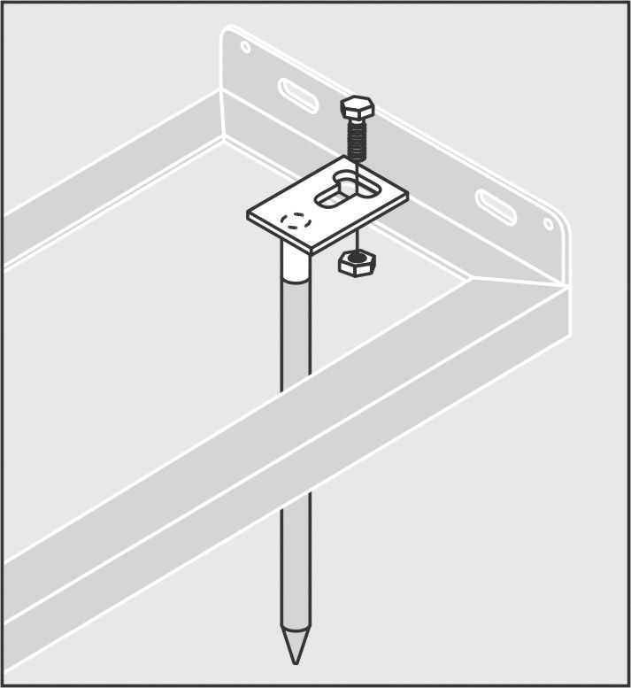 Produktbild Wsm Bodenanker, vzk. f. Fahrradständer