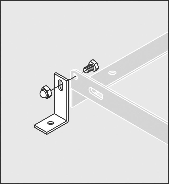 Produktbild Wsm Bodenmontage Winkel vzk. f. Fahrradständer