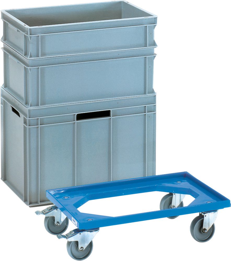 Produktbild FETRA Eurokasten Roller 13590 250kg 610x410mm Kst.bl