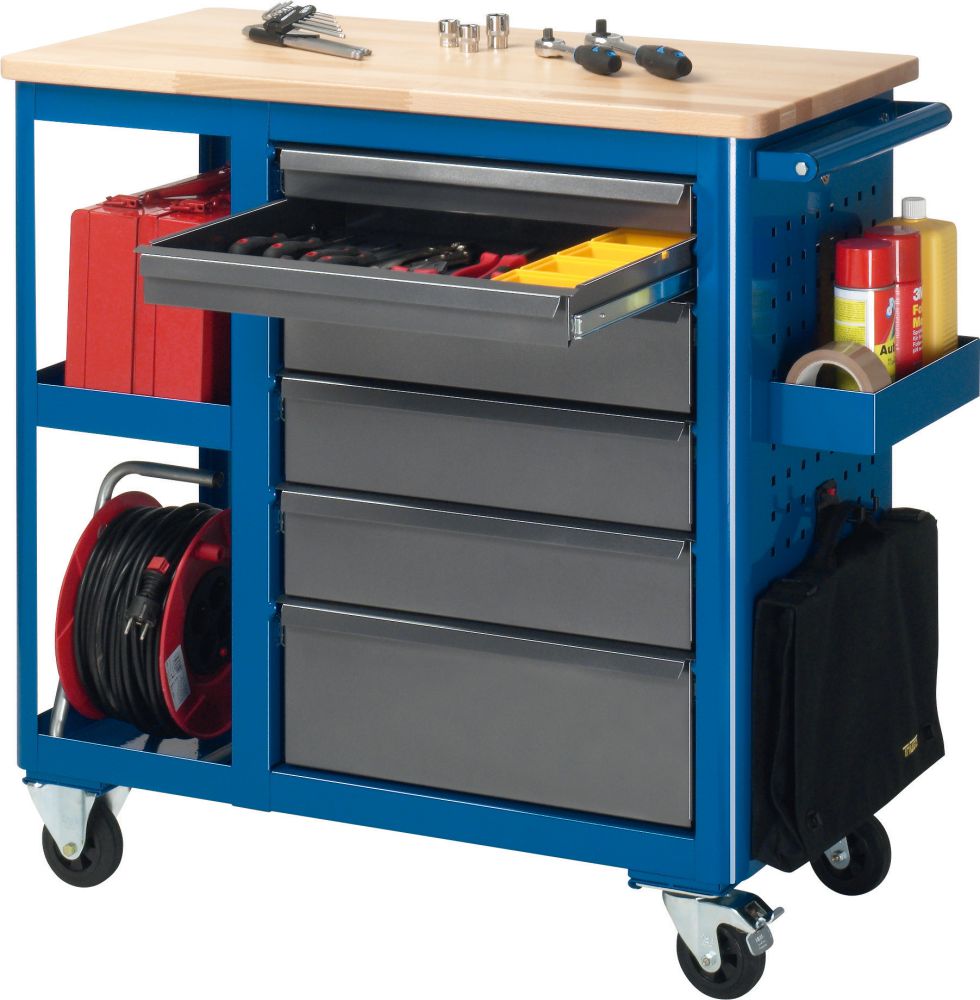 Produktbild RAU Rollwerkbank 6S RAL5010/RAL7016