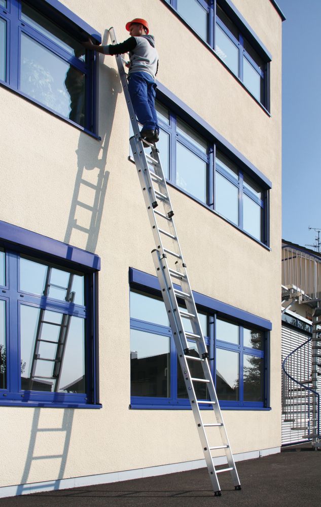 Produktbild Günzburger Alu-Schiebeleiter 3x 8 Sprossen