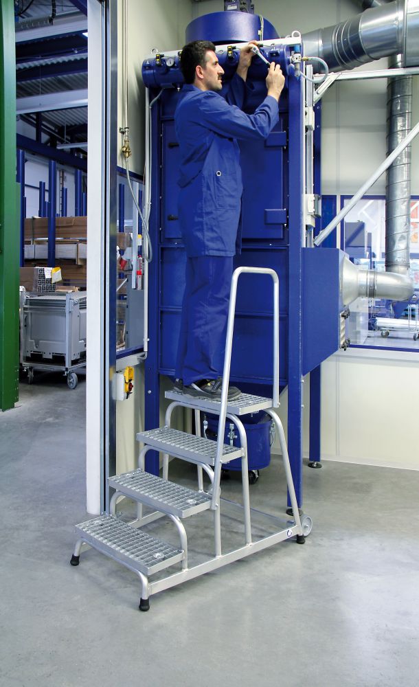 Produktbild Günzburger Aluminium Arbeitspodest 2,6m, 3 Stufen Handl