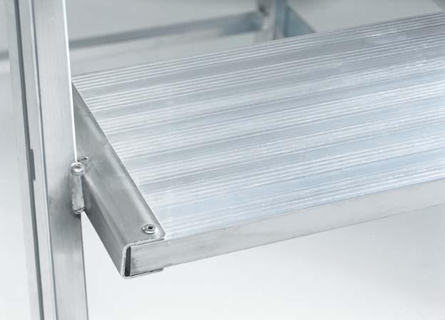 Produktbild Günzburger Podestleiter beidseitig 8 Alustufen geriffelt bild 3