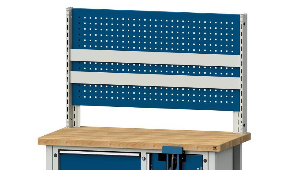 Produktbild Anke Werkbänke Aufbauten Lochplatte für Montagewerkbank 2 Halteschienen Version D 1665x650mm