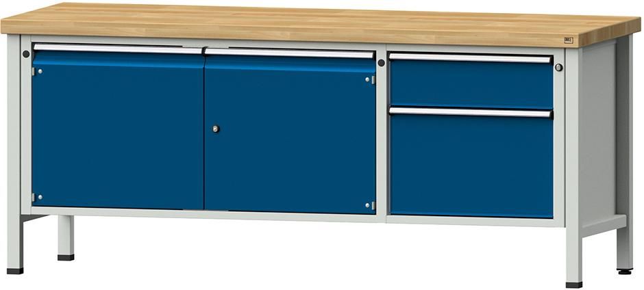 Produktbild Anke Werkbänke Kombiwerkbank 290 V 2000 x 700 x 850 mm RAL 7035 5010