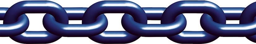 Produktbild FS Hebetechnik Anschlagkette blau Sondergüte 10 Durchmesser 7 mm P 21 mm