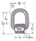 Produktbild FS Hebetechnik Anschlagpunkt ohne Feder GK 8 Tragfähigkeit 2000 kg schwenkbar 180 Grad bild 2