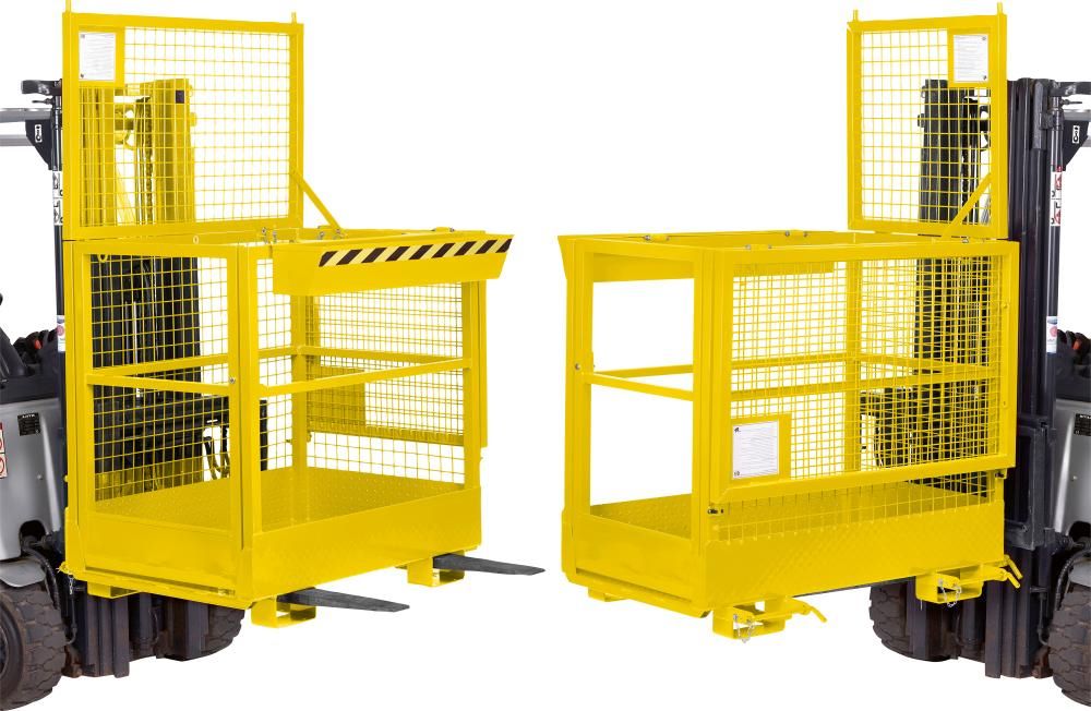 Produktbild RR Arbeitskorb Typ RAK Duo 1200 x 800x1950 mm Last 300 kg bild 2