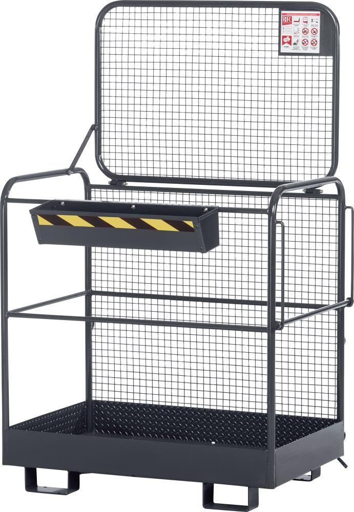 Produktbild RR Arbeitskorb Typ RAK Eco mit 1200 x 800 x 1900 mm Last 300 kg RAL 7016