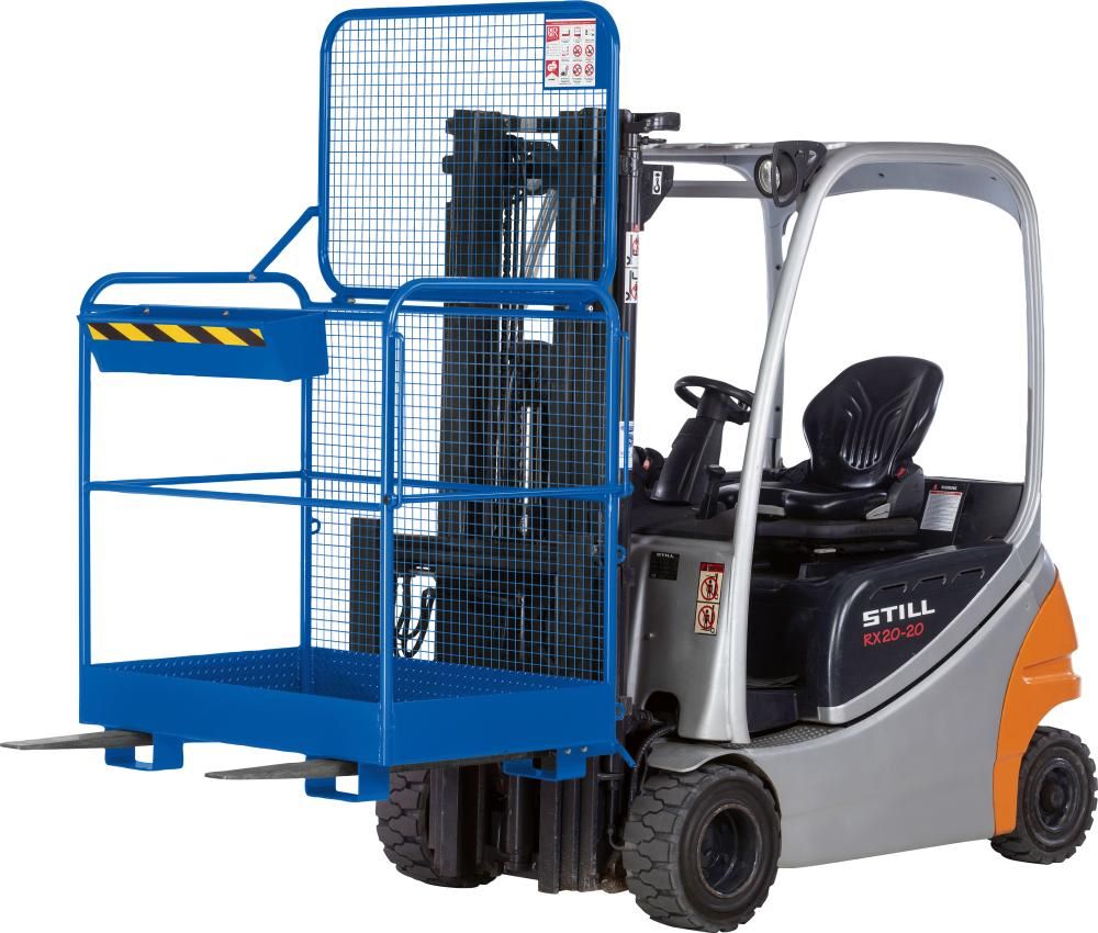 Produktbild RR Arbeitskorb Typ RAK Eco 1200 x 800 x 1900 mm bis 300 kg enzianblau bild 2