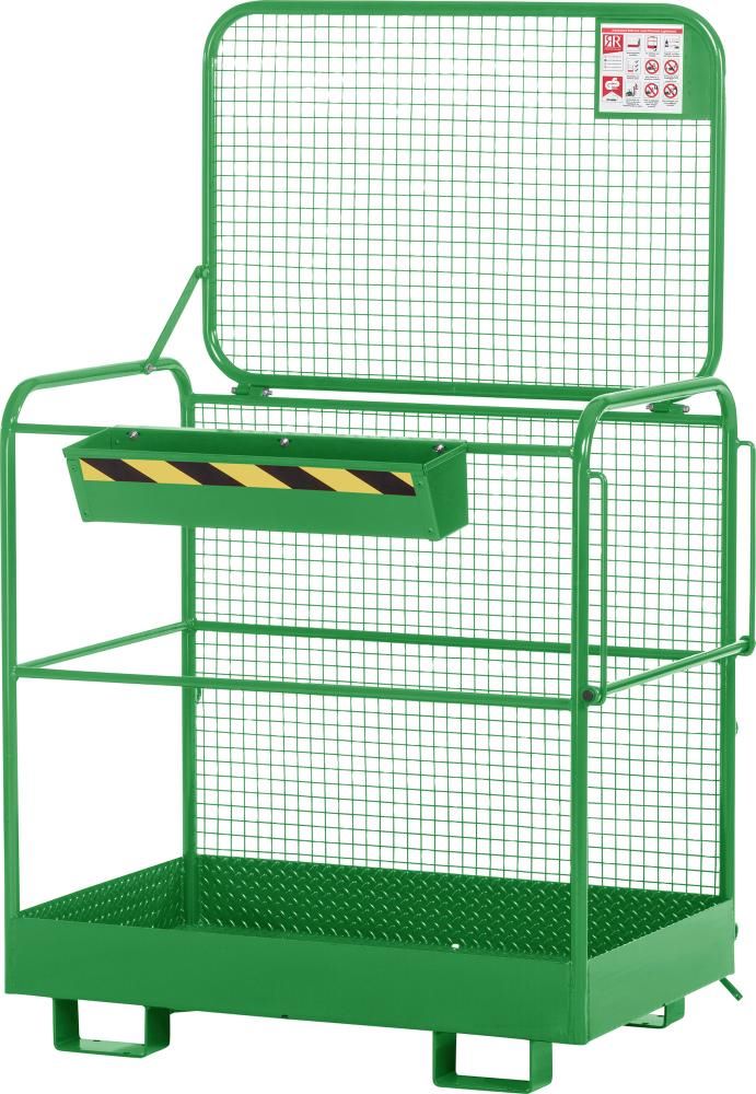 Produktbild RR Arbeitskorb Typ RAK Eco 1200 x 800 x 1900 mm Traglast 300 kg RAL 6018