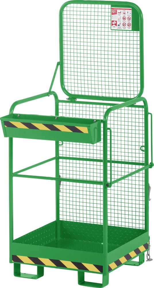 Produktbild RR Arbeitskorb Typ RAK One 800 x 800 x 1900 mm Last 240 kg grün