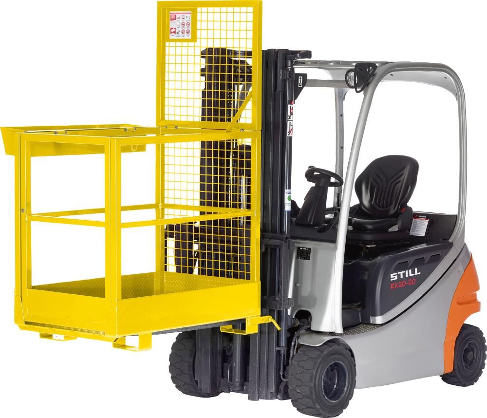 Produktbild RR Arbeitskorb Typ RAK Slim 800 x 1200 x 1900 mm Traglast 300 kg bild 2