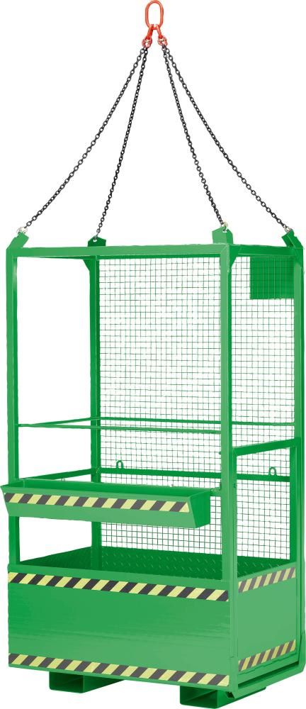 Produktbild RR Arbeitskorb RAK kranbar 1200 x 800 x 2200 mm Last 300 kg RAL 6018