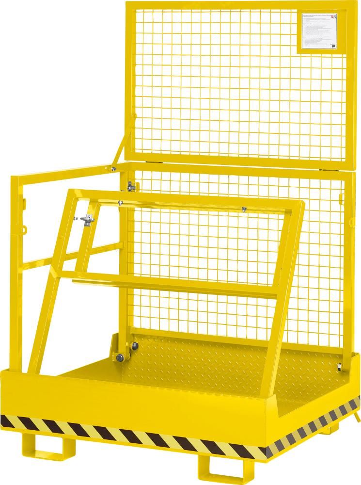 Produktbild Arbeitskorb Typ RAK Compakt 1200 x 1080 x 1910 mm Last 300 kg RAL 1023