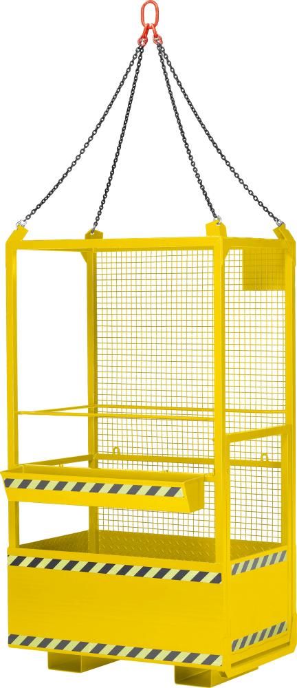 Produktbild RR Arbeitskorb Typ RAK kranbar 1200 x 800 x 2200 mm bis 300 kg RAL 1023