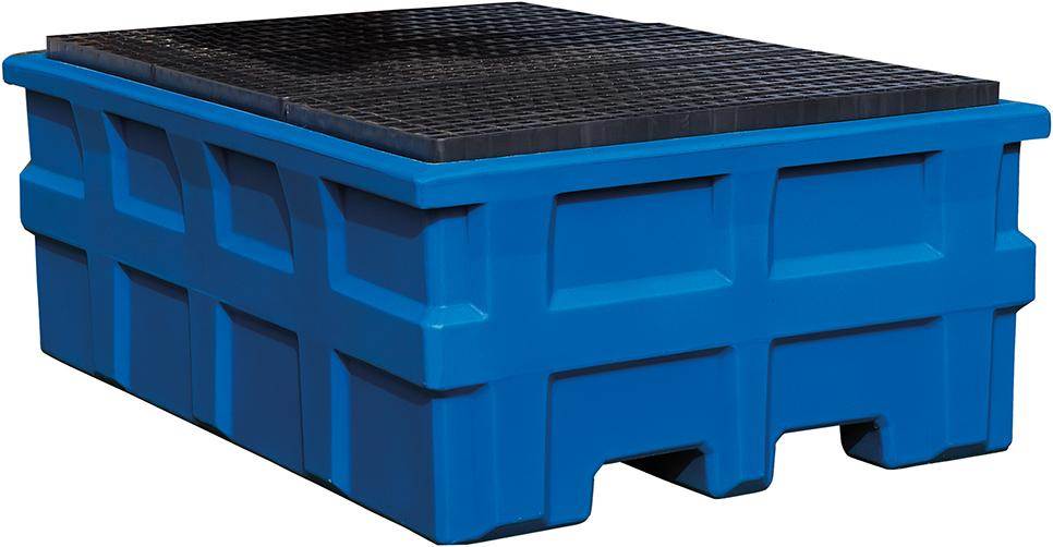 Produktbild Asecos IBC Station PE mit PE Gitterrost 1980 x 1370 x 690 mm