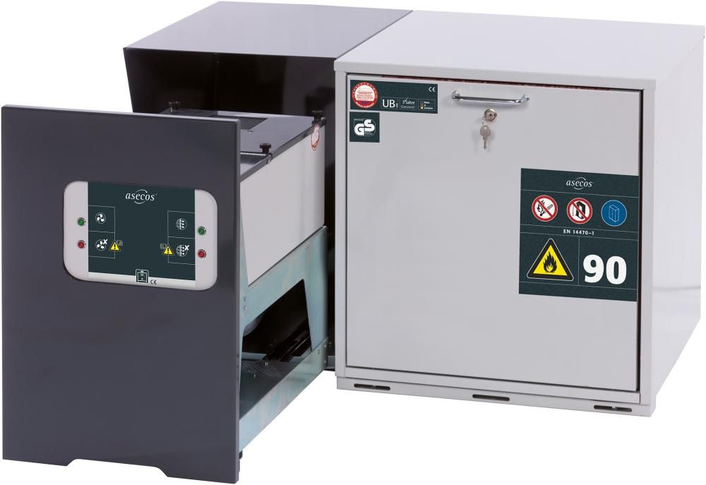 Produktbild Asecos Umluftfiltermodul für Unterbauschränke mit Abluftüberwachung 305 x 555 x 210 mm