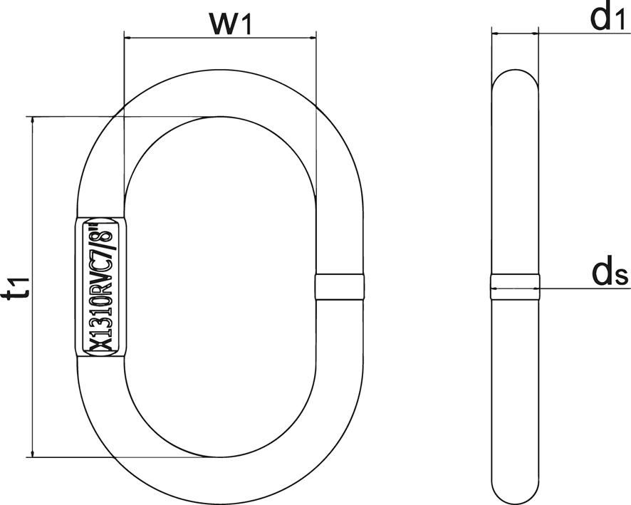 Produktbild FS Hebetechnik Aufhängering GK 10 2-strängige Ketten Tragfähigkeit 10000 kg bild 2