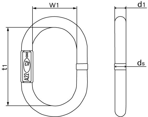 Produktbild FS Hebetechnik Aufhängering GK 8 2-strängige Ketten Tragfähigkeit 5300 kg bild 2