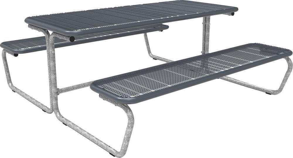 Produktbild Bank Tisch Kombination PALMA Drahtgitter Nutzbreite 1770 mm