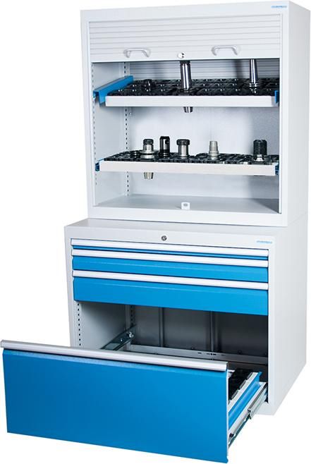 Produktbild Bedrunka+Hirth CNC Schubladenschrank 1000 x 736 x 1819 mm Aufsatzschrank