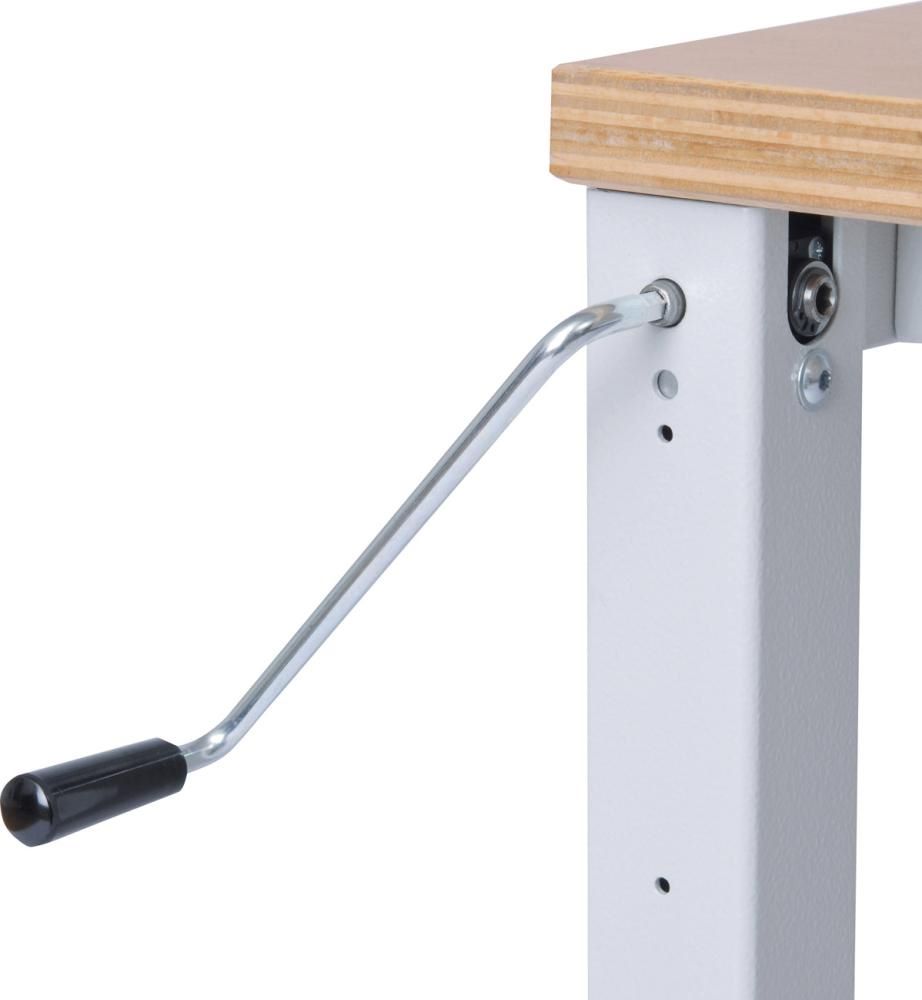 Produktbild Bedrunka + Hirth Grundgestell C Fuß Kurbelverstellung 1500 x 750 x 670 bis 1015 mm bild 4