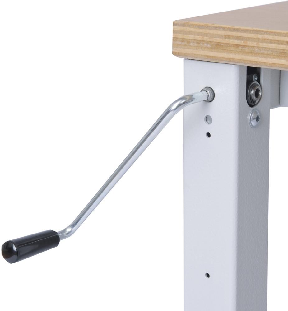 Produktbild Bedrunka + Hirth Grundgestell Arbeitsplatzsystem 1000 x 750 x 735 bis 1100 mm Workline bild 3