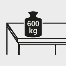 Produktbild Bedrunka + Hirth Grundtischkombi powerline höhenverstellbar 2000 x 750 x 745 bis 1195 mm bild 2