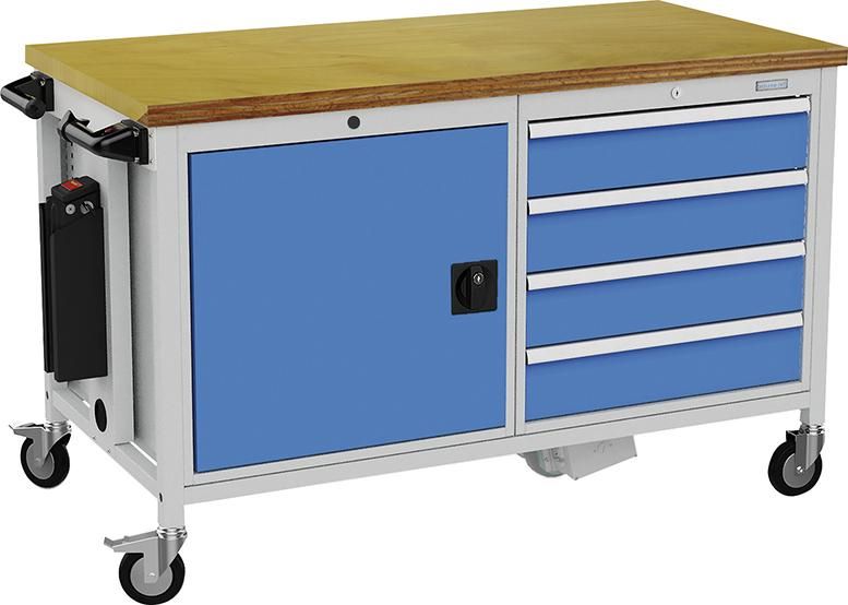 Produktbild Bedrunka + Hirth Kastenwerkbank T736 1500 x 750 x 935 mm 4 Schubladen 4 x 150 mm