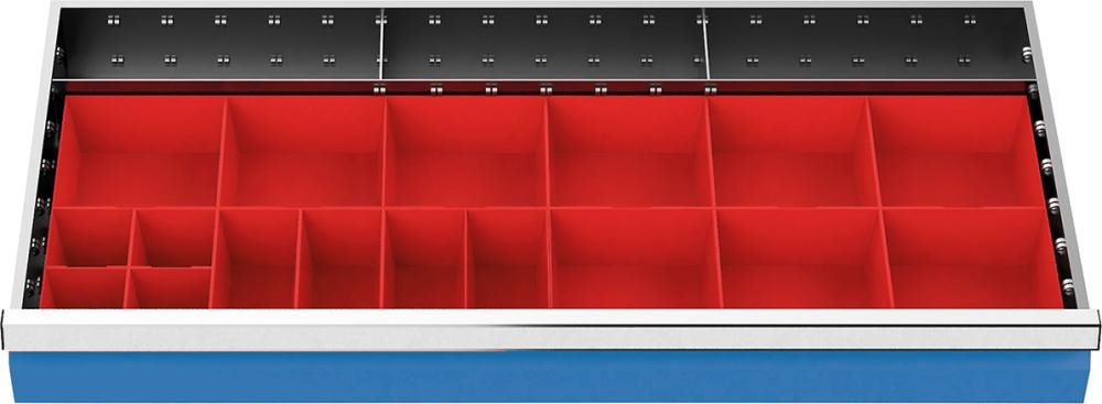Produktbild Bedrunka+Hirth Kleinteilekästen für Schubladeneinteilung 980 x 500 mm