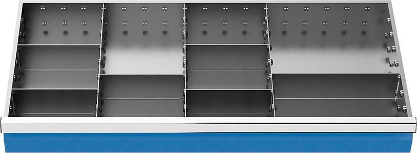 Produktbild Bedrunka+Hirth Einteilung für Schubladen Fronthöhe 150 mm 980 x 500 mm
