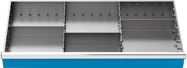 Produktbild Bedrunka+Hirth Einteilung für Schubladen Fronthöhe 200 mm Maße 980 x 500 mm