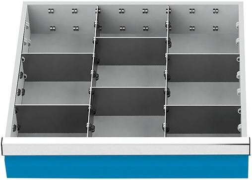 Produktbild Bedrunka + Hirth Metalleinteilung für Schubladen 450 x 400 mm