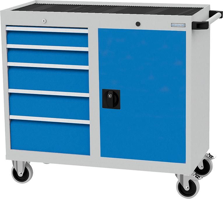 Produktbild Bedrunka + Hirth Werkstattwagen 1060 x 500 mm 6 Schubladen 1 Flügeltür