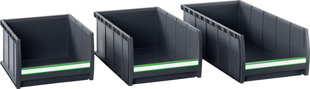 Produktbild Bott Betriebseinrichtung Sichtlagerkasten Box 130 x 298 x 165 mm RAL 7016 anthrazitgrau