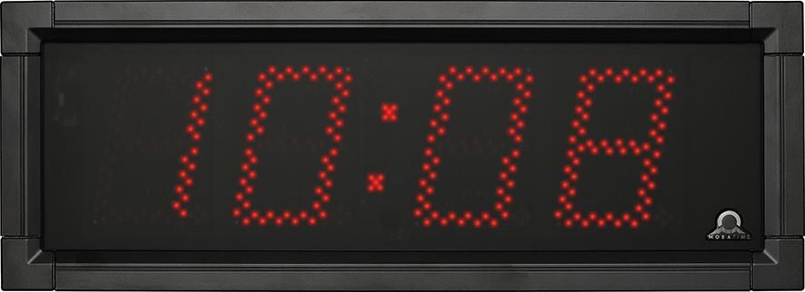 Produktbild Bürk Mobatime LED Digitaluhr rote leuchtstarke 530 x 85 x 191 mm