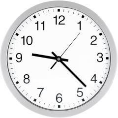 Produktbild Bürk Mobatime Funk-Wanduhr rund Durchmesser 400 mm arabische Zahlen