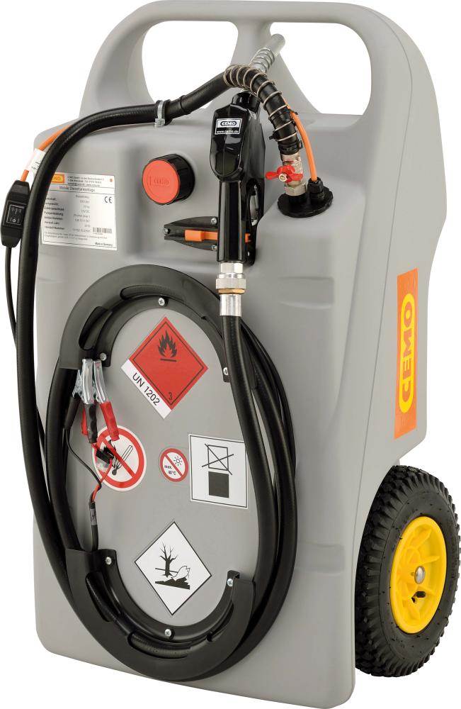 Produktbild Cemo Dieseltrolley 100 Liter mit Elektropumpe SP30 und AZV bild 2
