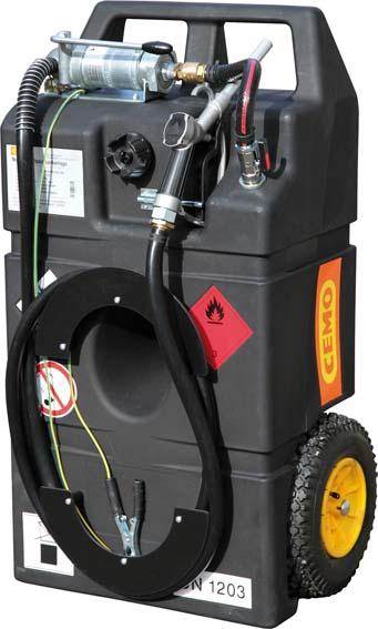 Produktbild Cemo Kraftstofftrolley 95 Liter für Benzin oder Diesel