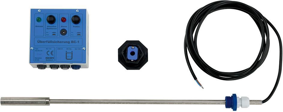Produktbild Cemo Überfüllsicherung komplett für Tankanlagen 3 m Kabel