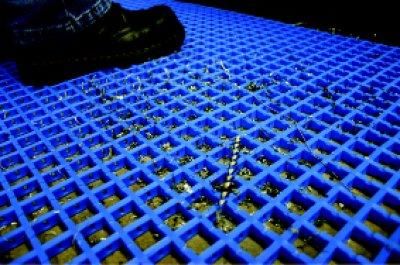 Produktbild Coba Bodenrost Arbeitsplatzmatte 1.2 m x lfm Farbe blau