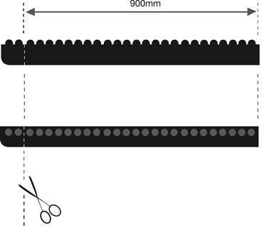 Produktbild Coba Randleiste Solid Nitrilweibliche Kante Ecke gelb 75 x 1 mm