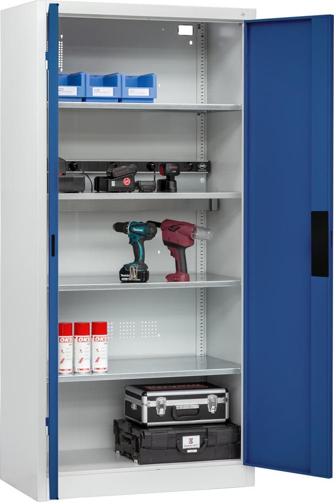 Produktbild CP Akkuladeschrank BASIC Vollblechtüren Zuleitung 3 m Schutzkontakt 230 V bild 4