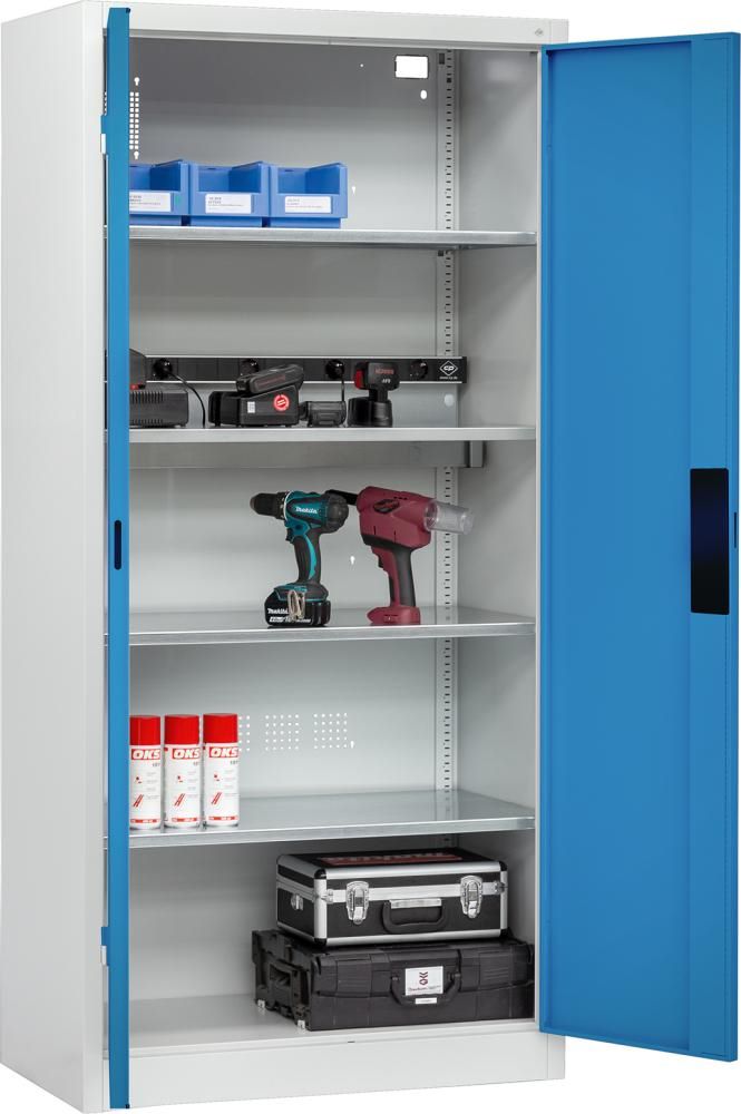 Produktbild CP Akkuladeschrank BASIC mit Vollblechtüren 1950 x 930 x 500 mm bild 4